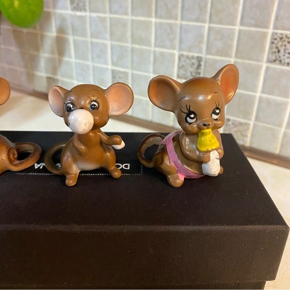 Vintage Josef Originals Mouse family mice figurines - Picture 4 of 9